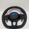 BLACK ALCANTARA STEERING WHEEL FOR BMW G42 G20 G22 G23 M2 M3 M4 G87 G80 G82 G83 $1699.99