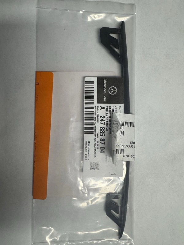 MERCEDES-BENZ GLA H247 FRONT BUMPER LOWER LEFT TRIM A2478858304 $49.99