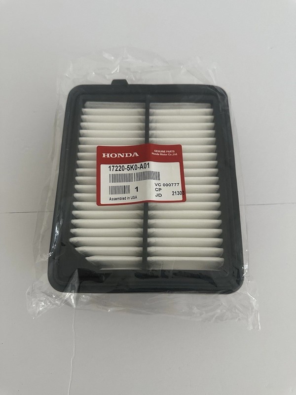 GENUINE HONDA ENGINE AIR FILTER 17220-5K0-A00 $28.99